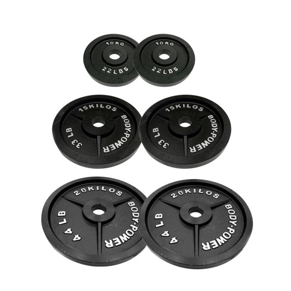 Body Power 90Kg Olympic Weight Plate Set