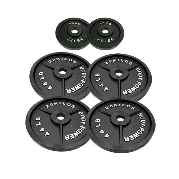 Body Power 100Kg Olympic Weight Plate Set