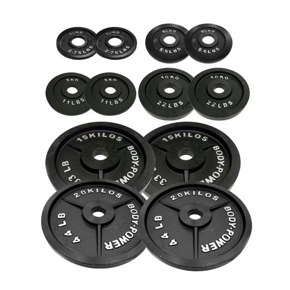 Body Power 107.5Kg Olympic Weight Plate Set