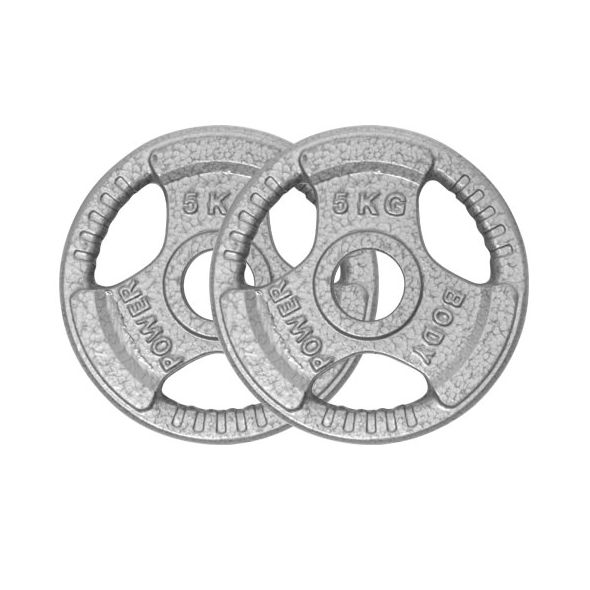 Body Power 107.5Kg Tri Grip Olympic Weight Plate Set