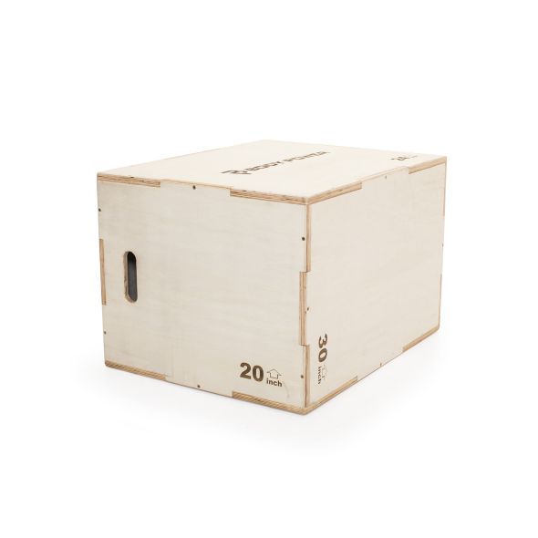 Body Power Large Wooden 3 in 1 Plyo Box (30"x24"x20")