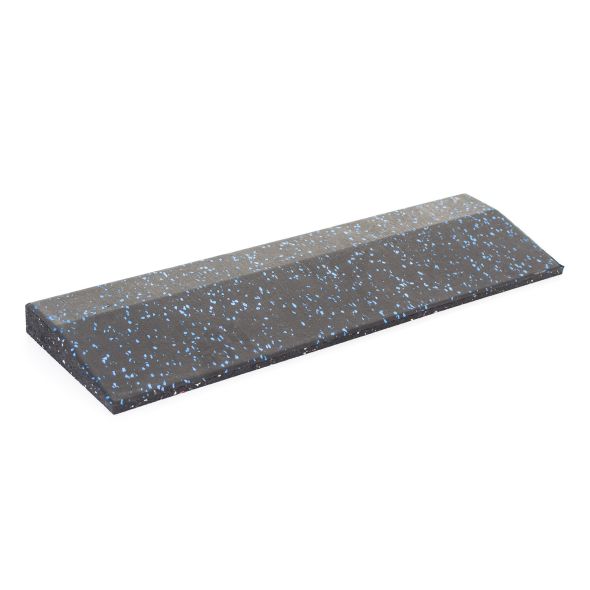 Body Power 30mm Floor Tile Ramp Edge x1 (500mm Length) - Black with Blue Speckle