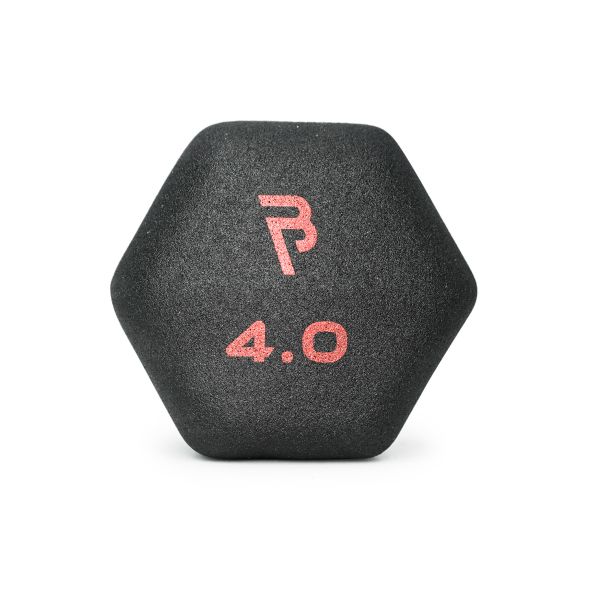 Body Power 4Kg Neoprene Hex Dumbbells (x2)