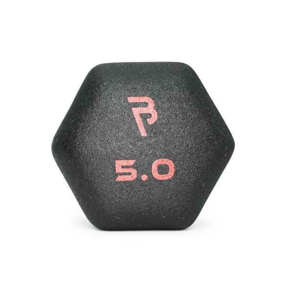 Body Power 5Kg Neoprene Hex Dumbbells (x2)