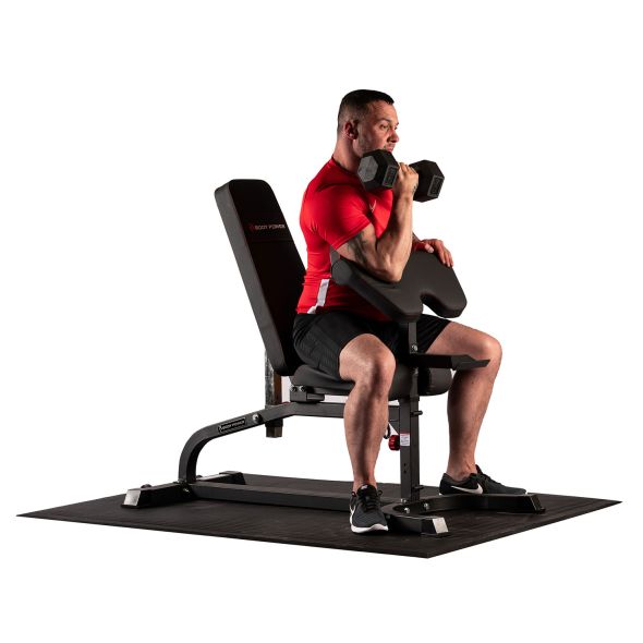 Body Power Multi-Function Utility Bench (Includes Preacher Curl and Leg Developer)