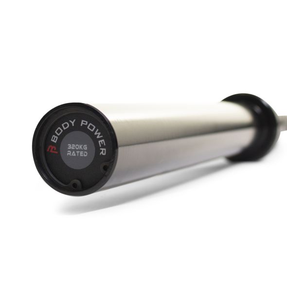 Body Power 7ft 20kg Olympic Bar -  Black - 320Kg Rated