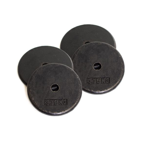 Body Power 3.75Kg Pro-Style Standard Weight plates (x4)
