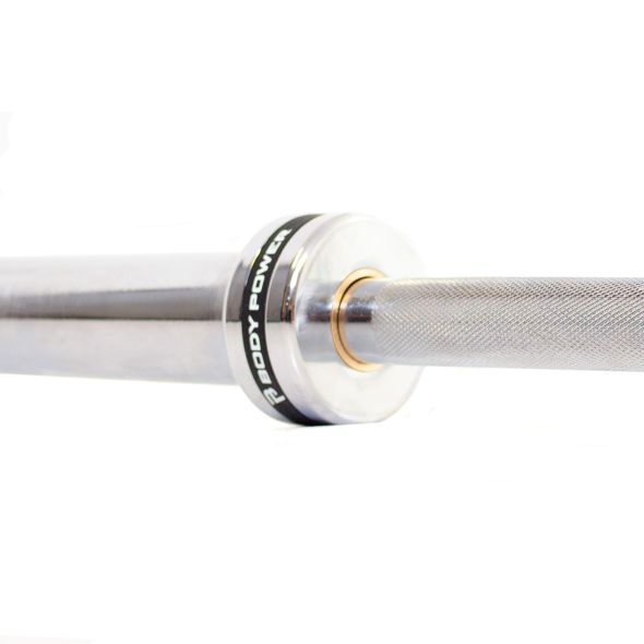 Body Power 7ft 20kg Olympic Bar - Chrome - 320Kg Rated
