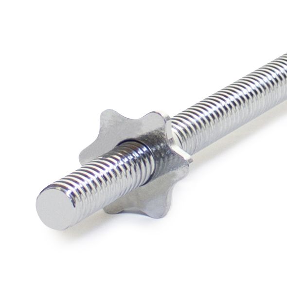 Body Power 6ft Solid Spinlock Standard Bar - 150kg Rated
