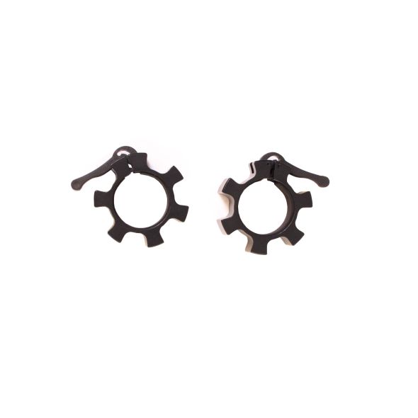 Body Power Aluminium Quick Release Olympic Collars - Black (Pair)