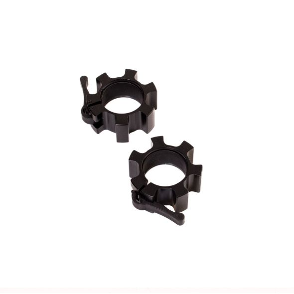 Body Power Aluminium Quick Release Olympic Collars - Black (Pair)