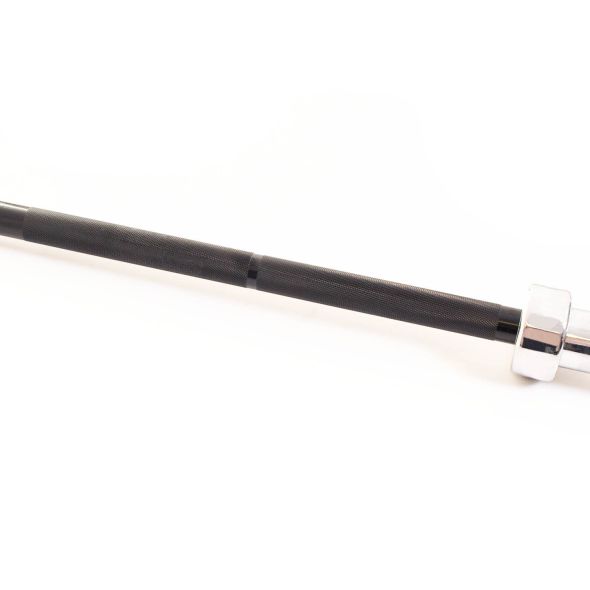Body Power 5ft Olympic Bar - Black Shaft with Chrome Sleeves