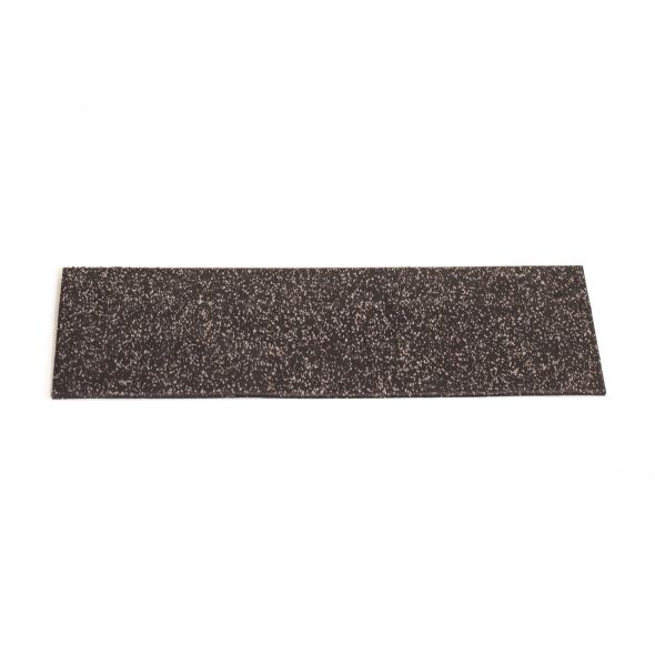 Body Power 15mm Floor Tile Ramp Edge (x1) - Black with Grey Speckle