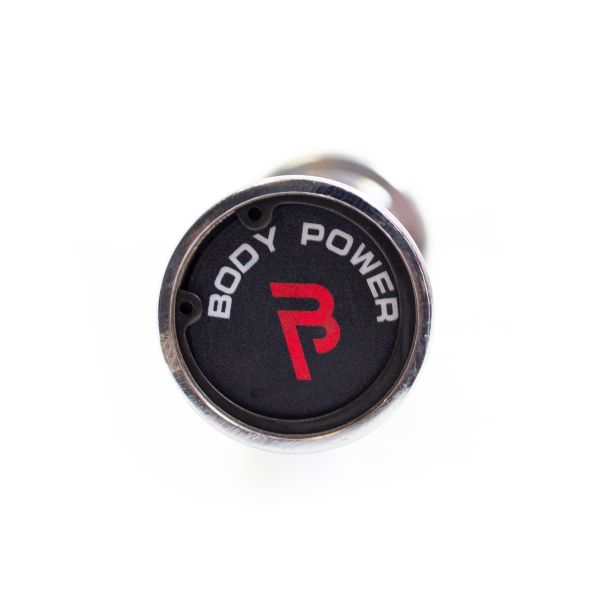 Body Power 1.8m 7kg Aluminium Training/Technique Bar - Red Shaft with Chrome Sleeves