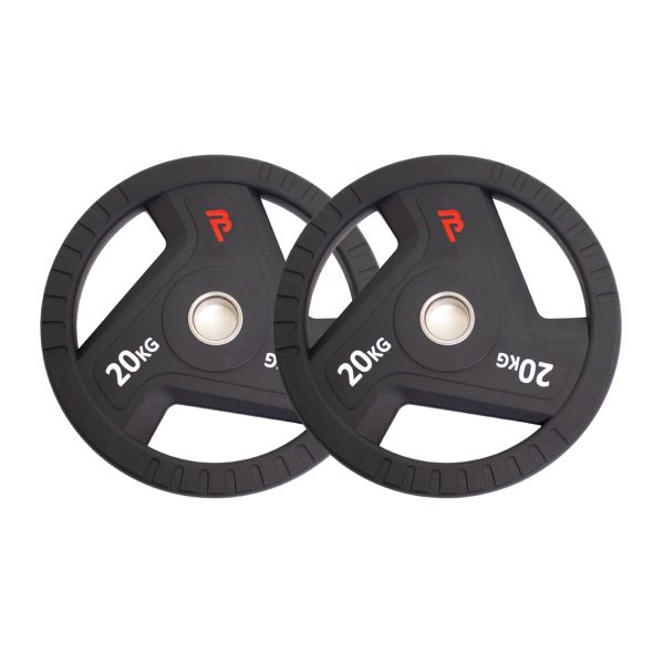 Body Power 20Kg Urethane Olympic Discs (x2)