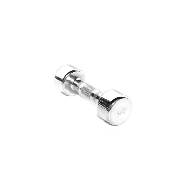 Body Power 3Kg Ergo Chrome Dumbbells (x2)