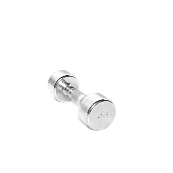 Body Power 4Kg Ergo Chrome Dumbbells (x2)