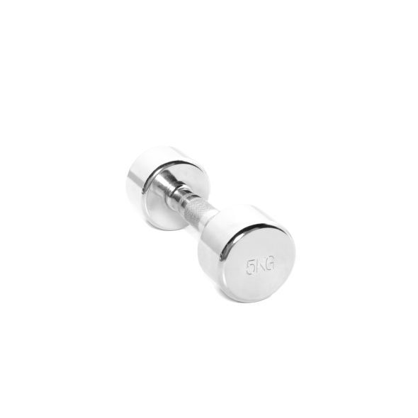 Body Power 5Kg Ergo Chrome Dumbbells (x2)