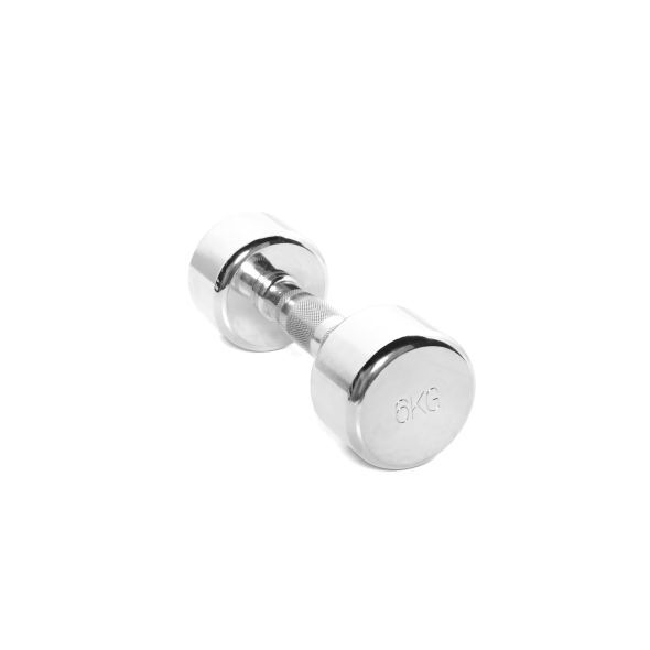 Body Power 6Kg Ergo Chrome Dumbbells (x2)