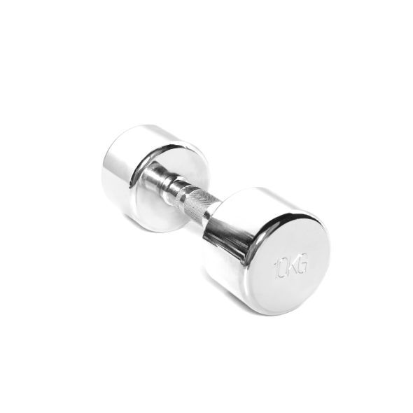 Body Power 10Kg Ergo Chrome Dumbbells (x2)