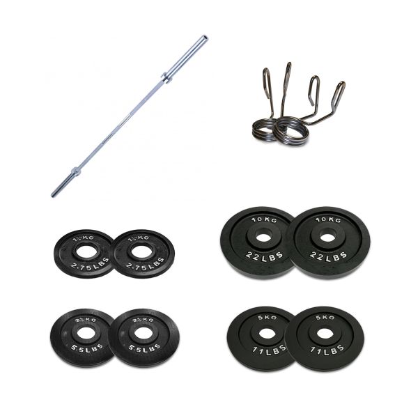 Body Power 52.5kg Olympic Weight Set (6ft Bar)