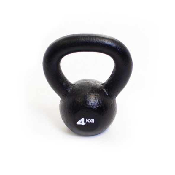 Body Power 4Kg Cast Iron Kettlebell