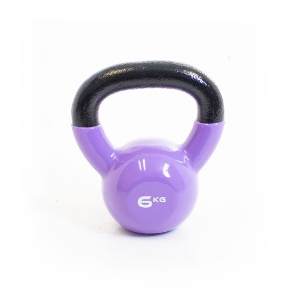 Body Power 6kg Vinyl Coated Kettlebell
