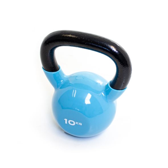 Body Power 10Kg Vinyl Coated Kettlebell