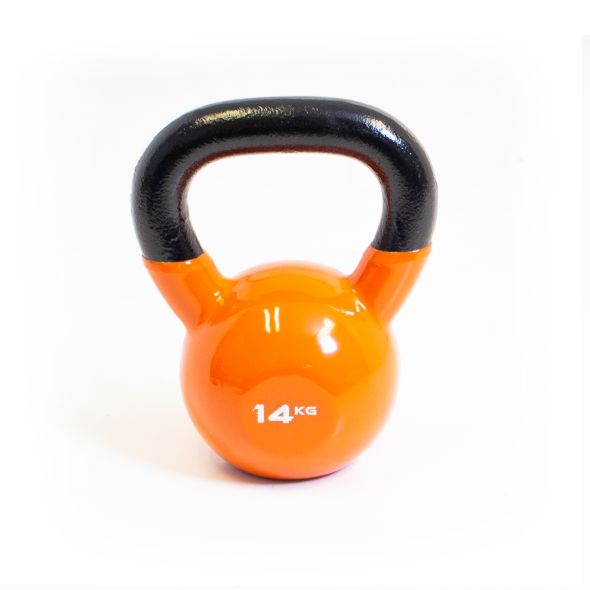 Body Power 14kg Vinyl Coated Kettlebell