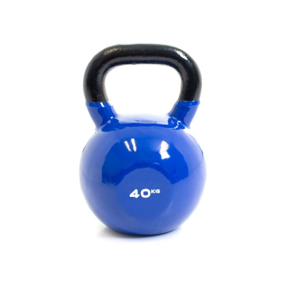 Body Power 40kg Vinyl Coated Kettlebell
