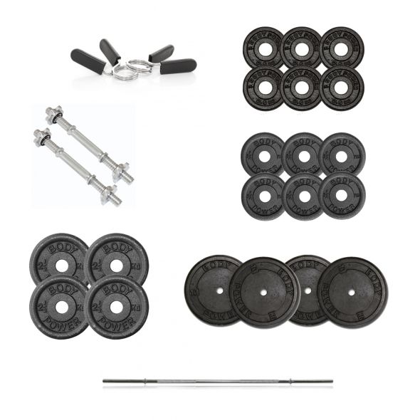 Body Power 70kg 5ft Combi Standard Weight Set