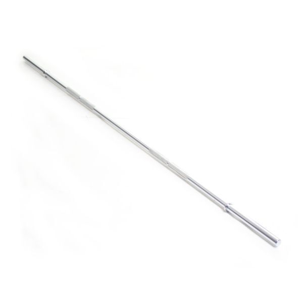 Body Power 6ft Solid Standard Bar - Fits Olympic Width Equipment - 150kg Rated
