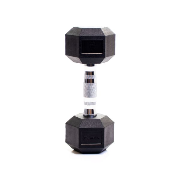 Body Power 7.5Kg Rubber Hex Dumbbells (x2)