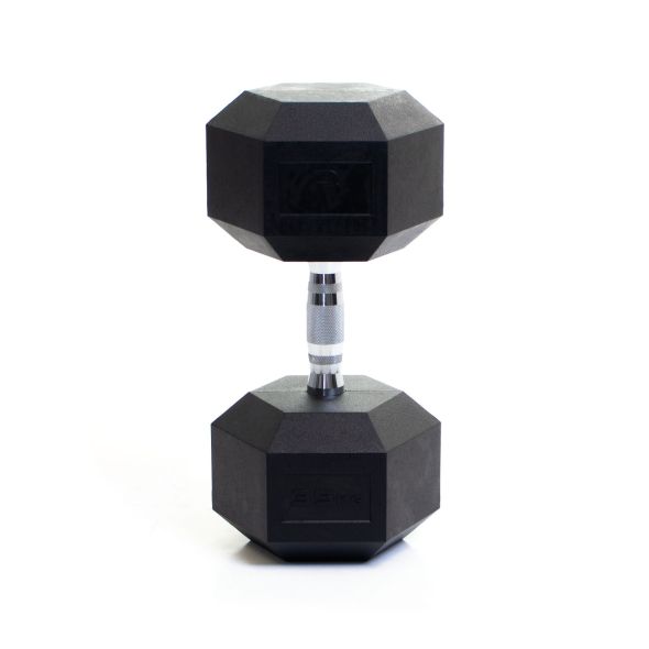 Body Power 35Kg Rubber Hex Dumbbells (x2)