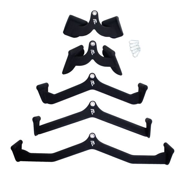 Body Power Pro Grip Kit 5 Piece Cable Attachment Set