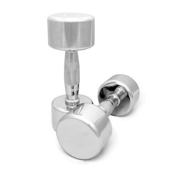 Body Power Ergo Chrome Dumbbell Set - 1-10Kg (10 Pairs)