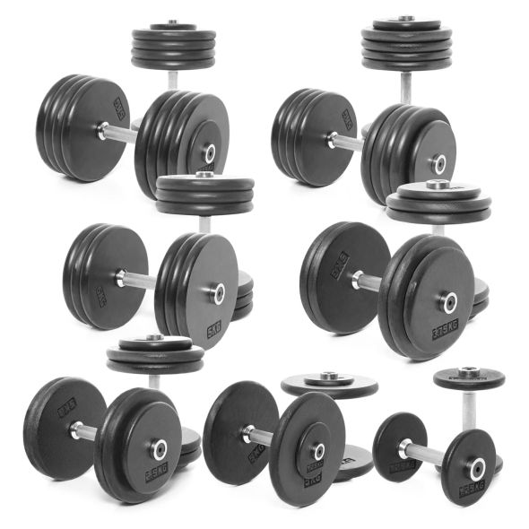 Body Power Pro-style Dumbbell Set - 2.5-45Kg (18 Pairs)
