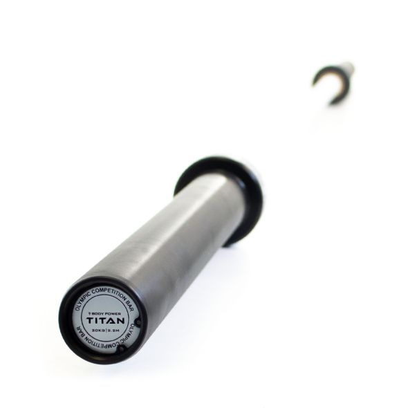 Body Power TITAN 7ft 20kg Teflon Competition Barbell - White - 680kg Rated