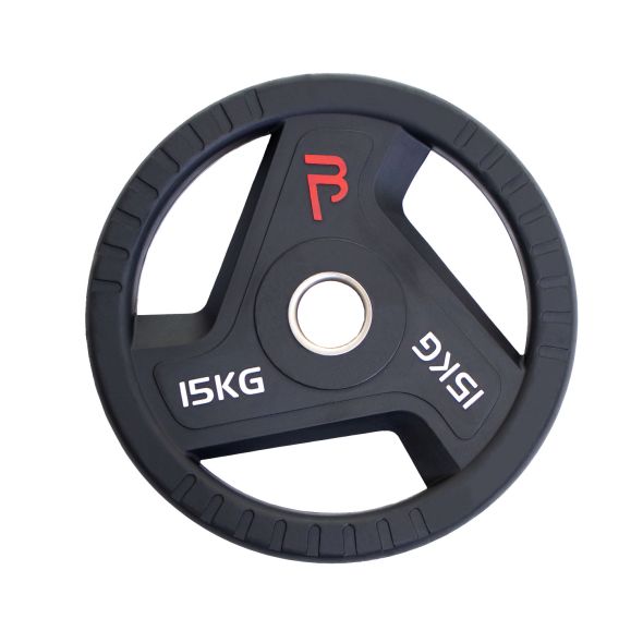 Body Power 105kg Rubber Tri-Grip Olympic Weight Set