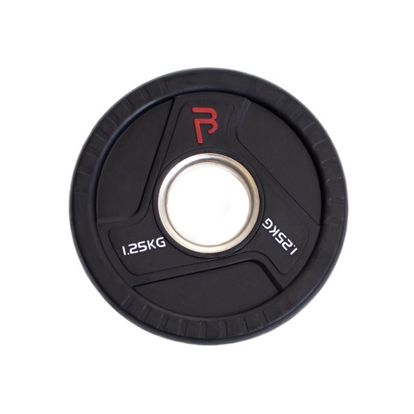 Body Power 185kg Rubber Tri-Grip Olympic Weight Set