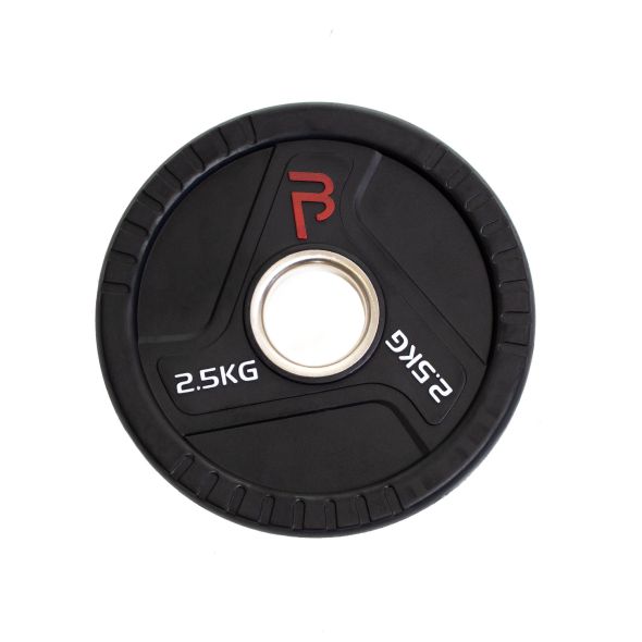Body Power 127.5kg Rubber Tri-Grip Olympic Weight Set