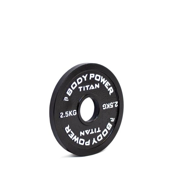 Body Power TITAN Calibrated Cast Iron Olympic Plate 2.5kg (x2)