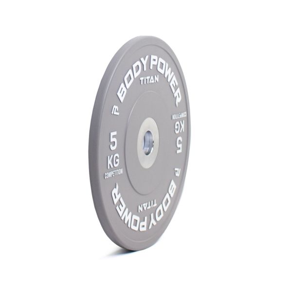 Body Power TITAN Competition Bumper Plate 5kg (x1)