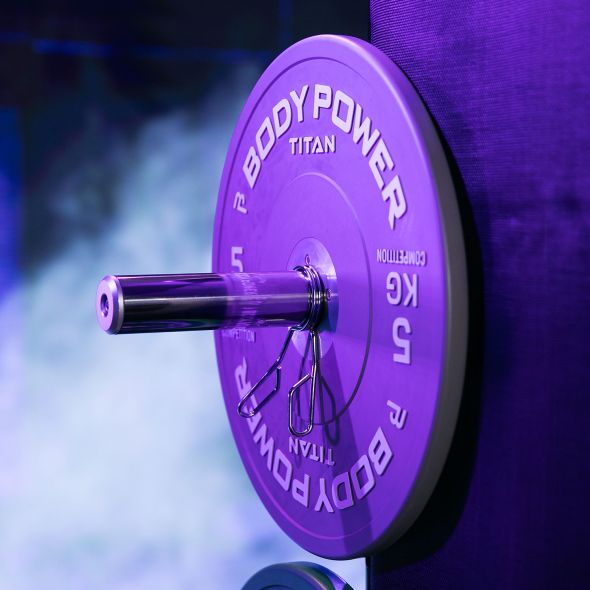 Body Power TITAN Competition Bumper Plate 5kg (x1)