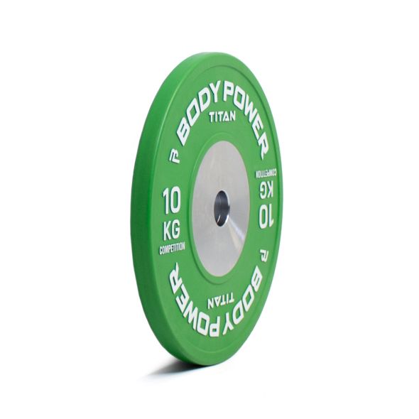 Body Power TITAN Competition Bumper Plate 10kg (x1)