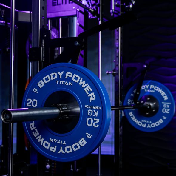 Body Power TITAN Competition Bumper Plate 20kg (x1)