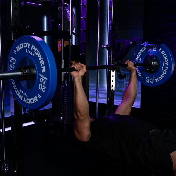 Body Power TITAN Competition Bumper Plate 20kg (x1)