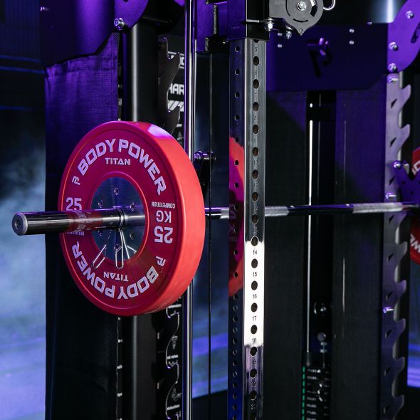 Body Power TITAN Competition Bumper Plate 25kg (x1)