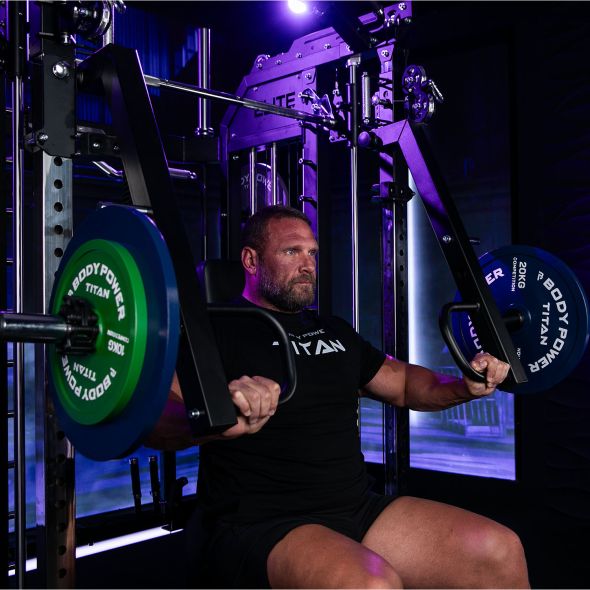 Body Power TITAN Calibrated Cast Iron Olympic Plate 15kg (x2)