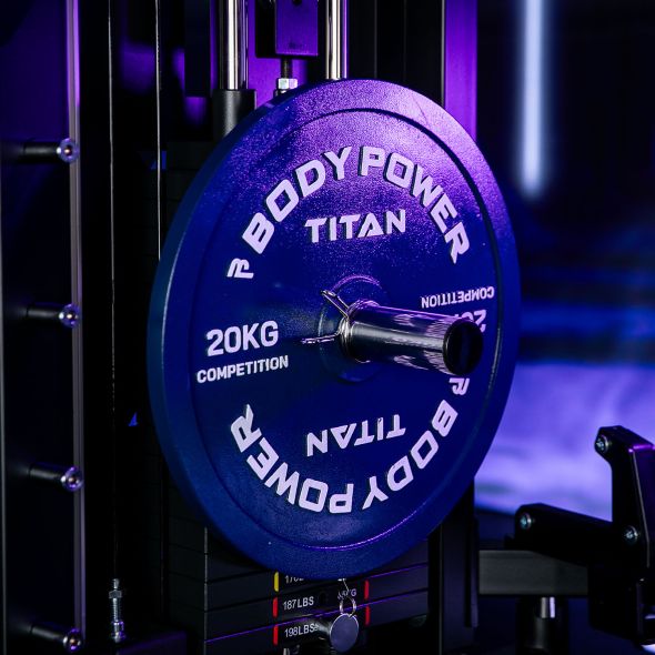 Body Power TITAN Calibrated Cast Iron Olympic Plate 25kg (x2)